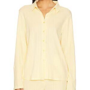 Rails Light Yellow Lemon Ellis Cotton‎ Button Up Top